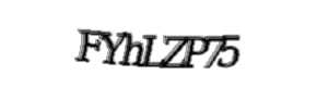 Security check image, please type the characters shown