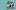 Blue banner with collages images on the right 