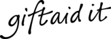 'Giftaid it' in black writing