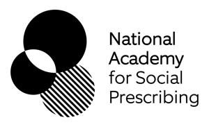 National academy for social prescribing logo with three interlocking circles