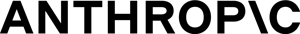 Anthropic black text logo