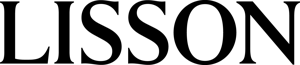 Black text lisson logo