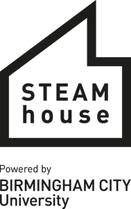STEAM house powered by Birmingham City University logo