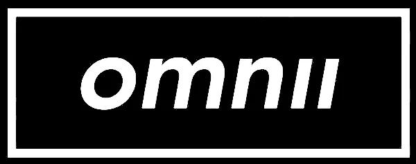 Black and white logo for omnii