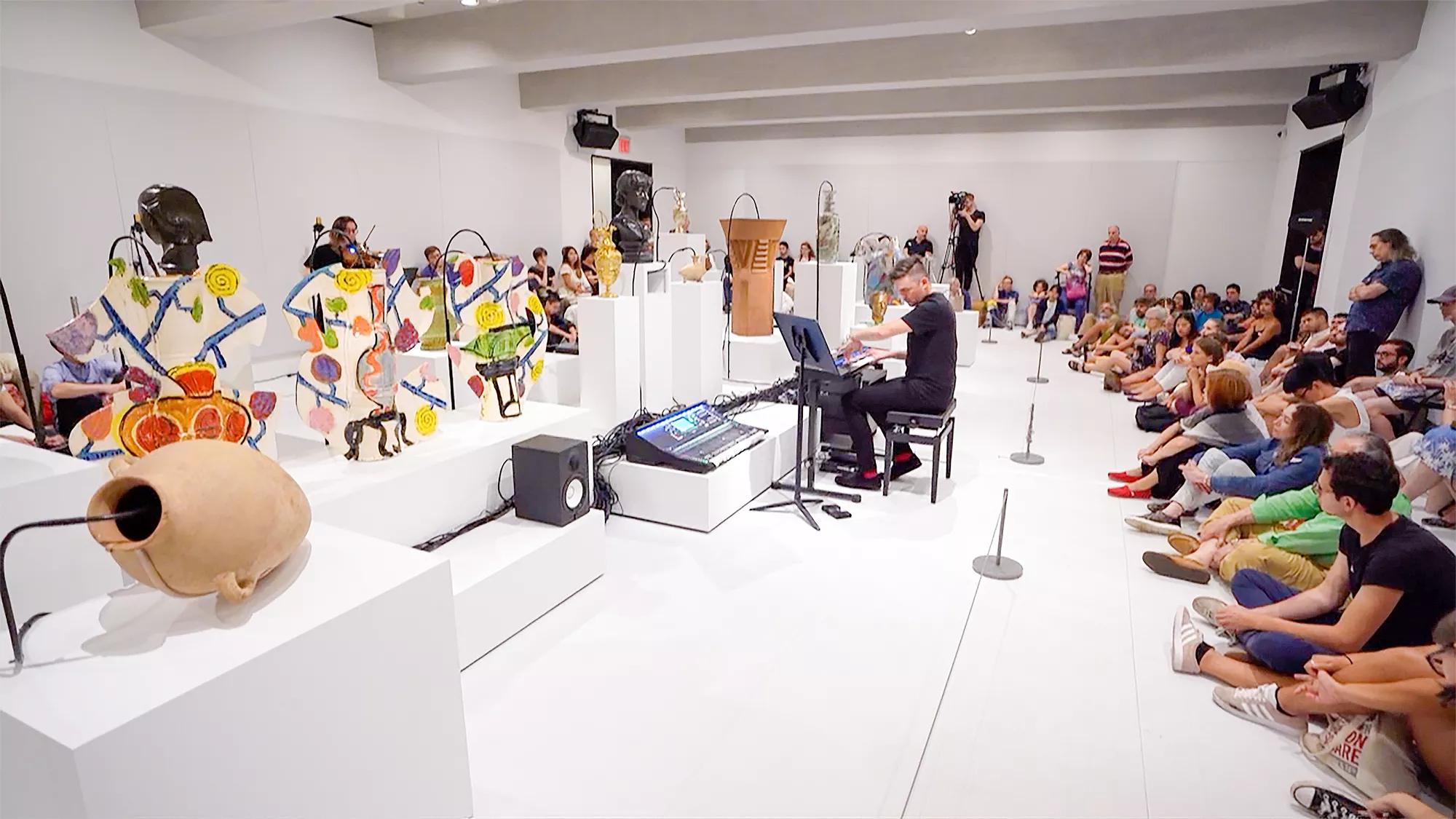 Video Still Oliver Beer, Vessel Orchestra - Nico Muhly performance at The Met Breuer, The Metropolitan Museum of Art, 2019