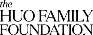 The Huo Family Foundation Logo in black text