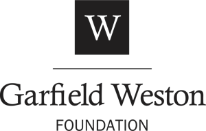 Black square with a W in the middle, black text underneath